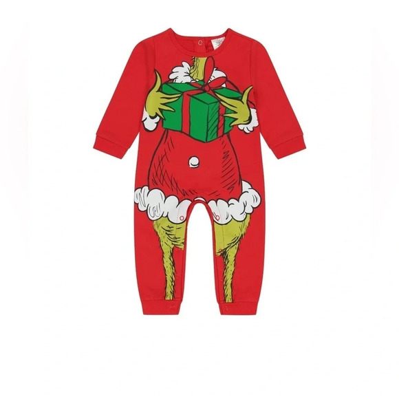 Other - The Grinch Baby Coverall, Sizes 12m